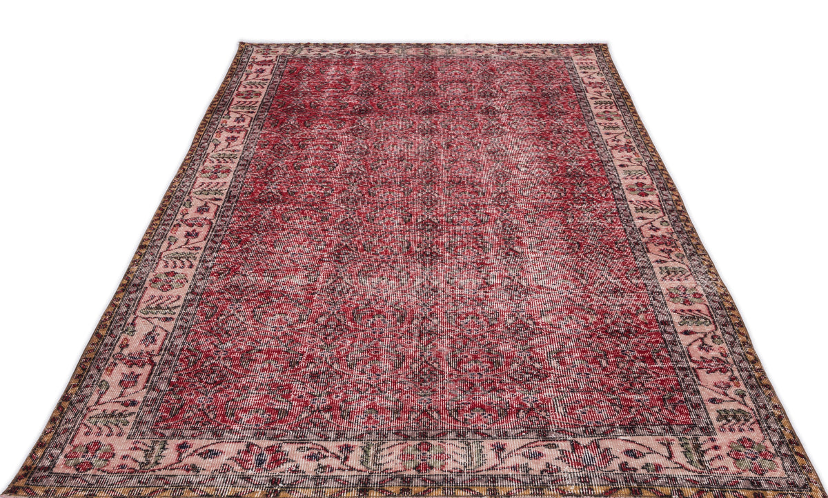 Naturel Over Dyed Vintage Rug 5&#39;3&#39;&#39; x 9&#39;1&#39;&#39; ft 161 x 276 cm