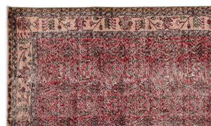 Naturel Over Dyed Vintage Rug 5'3'' x 9'1'' ft 161 x 276 cm