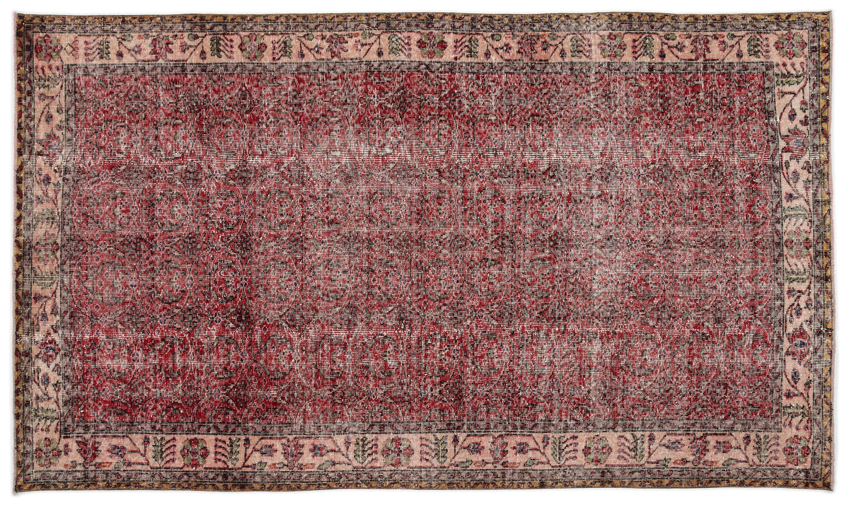 Naturel Over Dyed Vintage Rug 5&#39;3&#39;&#39; x 9&#39;1&#39;&#39; ft 161 x 276 cm