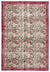 Retro Over Dyed Vintage Rug 6'2'' x 9'2'' ft 188 x 280 cm