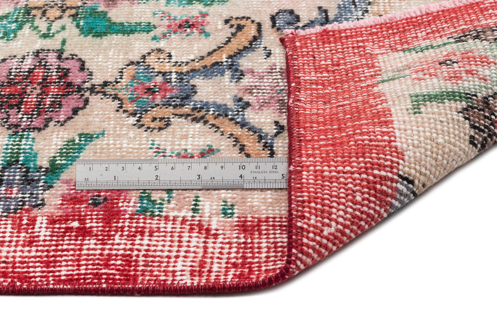 Retro Over Dyed Vintage Rug 5'1'' x 8'11'' ft 155 x 271 cm