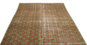 Retro Over Dyed Vintage Rug 5'7'' x 8'3'' ft 171 x 251 cm