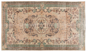 Naturel Over Dyed Vintage Rug 6'2'' x 10'7'' ft 187 x 322 cm