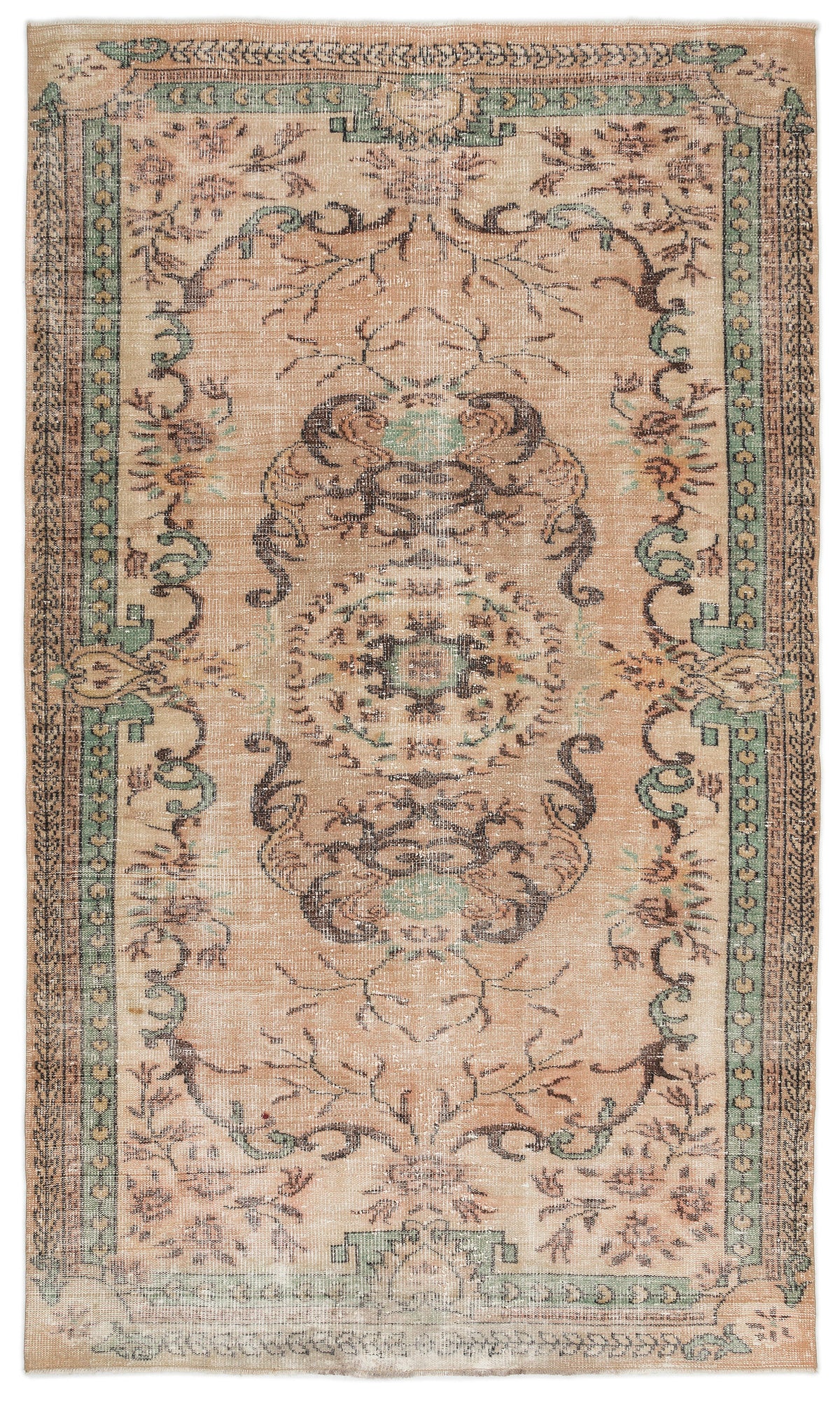 Naturel Over Dyed Vintage Rug 6&#39;2&#39;&#39; x 10&#39;7&#39;&#39; ft 187 x 322 cm