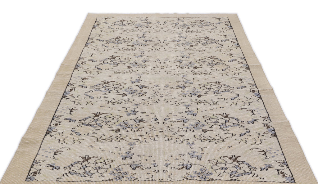 Retro Over Dyed Vintage Rug 5'5'' x 8'8'' ft 164 x 264 cm