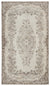Beige Over Dyed Vintage Rug 5'4'' x 9'4'' ft 162 x 284 cm