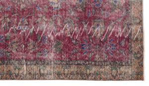 Naturel Over Dyed Vintage Rug 4'11'' x 8'6'' ft 149 x 258 cm