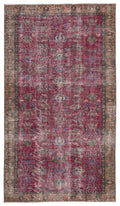 Naturel Over Dyed Vintage Rug 4'11'' x 8'6'' ft 149 x 258 cm