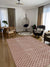 Light Pink Over Dyed Rug | Retro Rug | Turkish Rug | Hand Weaving Rug  | Bedroom Rug | Wool Rug | Vintage Rug | Patterned Rug | Striped Rug | Naturel Rug | Office Rug | Boho Rug I 5'10'' x 9'9'' ft 178 x 298 cm