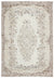 Beige Over Dyed Vintage Rug 5'11'' x 8'7'' ft 180 x 261 cm