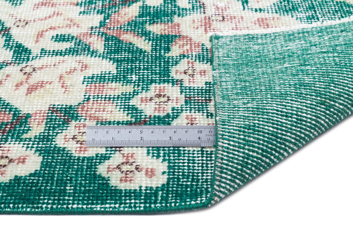 Retro Over Dyed Vintage Rug 5&#39;9&#39;&#39; x 8&#39;12&#39;&#39; ft 175 x 274 cm