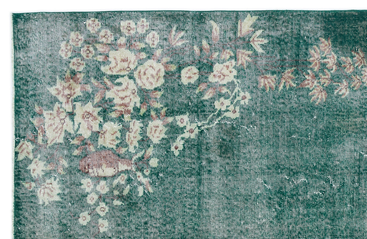 Retro Over Dyed Vintage Rug 5&#39;9&#39;&#39; x 8&#39;12&#39;&#39; ft 175 x 274 cm