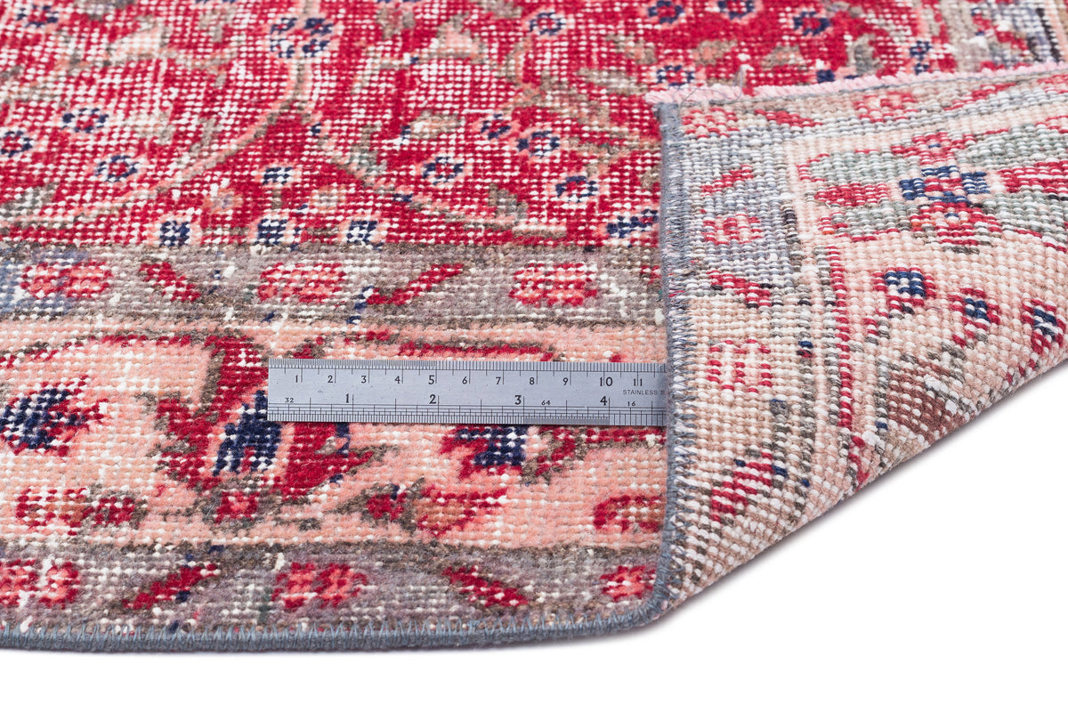 Naturel Over Dyed Vintage Rug 4&#39;11&#39;&#39; x 8&#39;4&#39;&#39; ft 151 x 255 cm