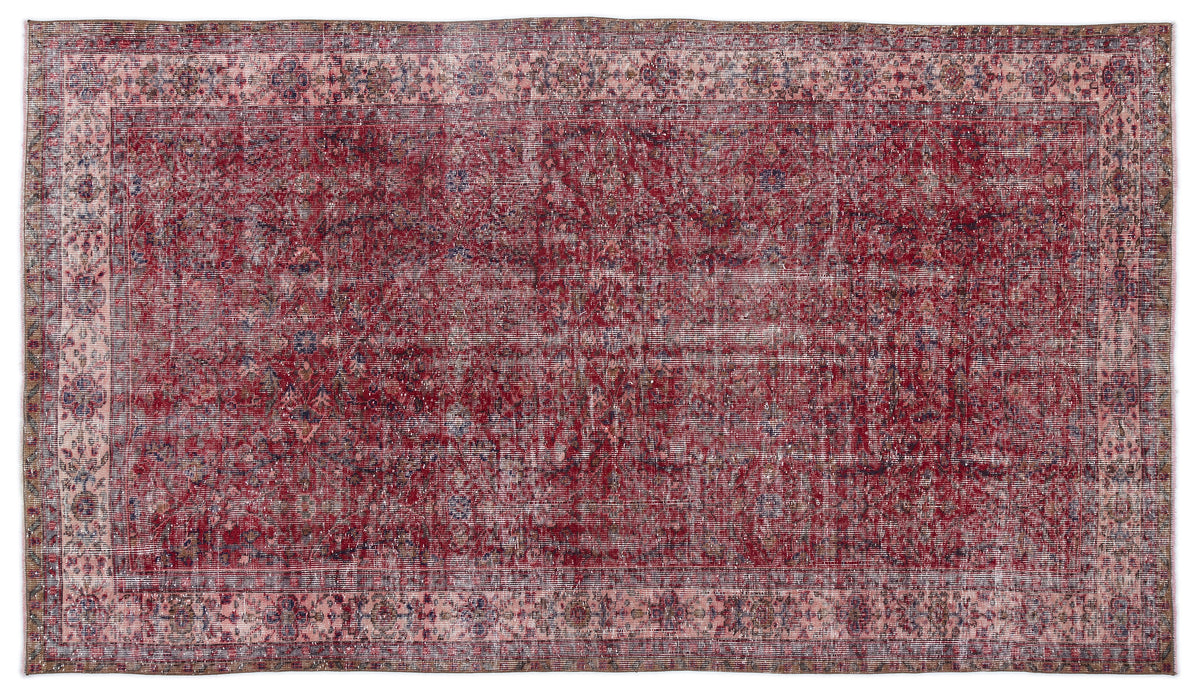Naturel Over Dyed Vintage Rug 5&#39;1&#39;&#39; x 9&#39;0&#39;&#39; ft 155 x 275 cm