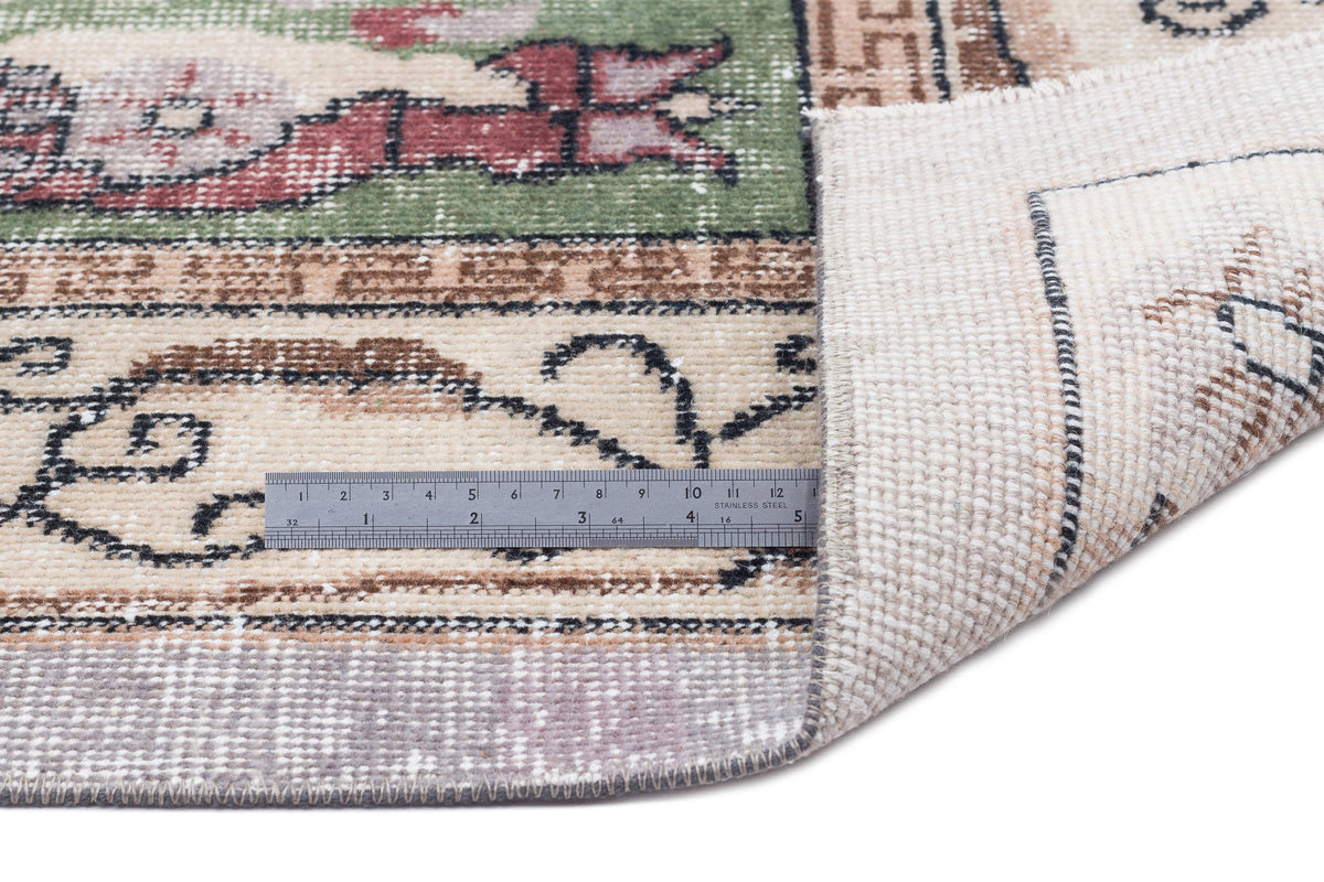 Retro Over Dyed Vintage Rug 5&#39;7&#39;&#39; x 9&#39;12&#39;&#39; ft 170 x 304 cm