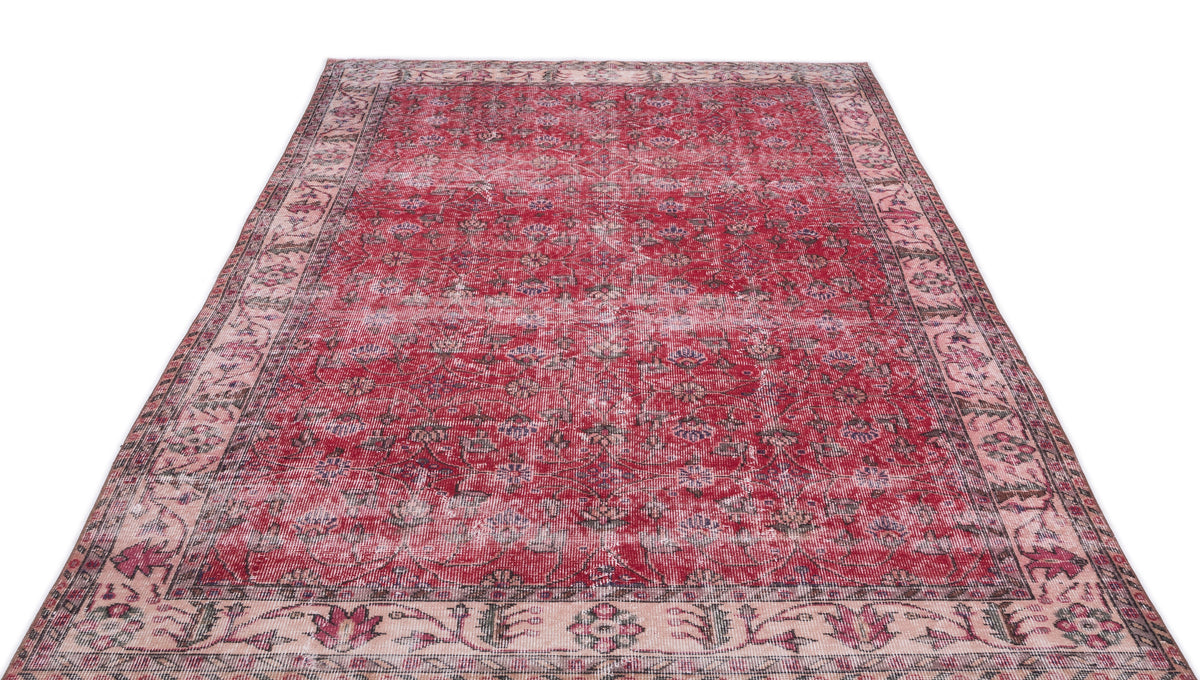 Naturel Over Dyed Vintage Rug 5&#39;9&#39;&#39; x 9&#39;6&#39;&#39; ft 176 x 290 cm