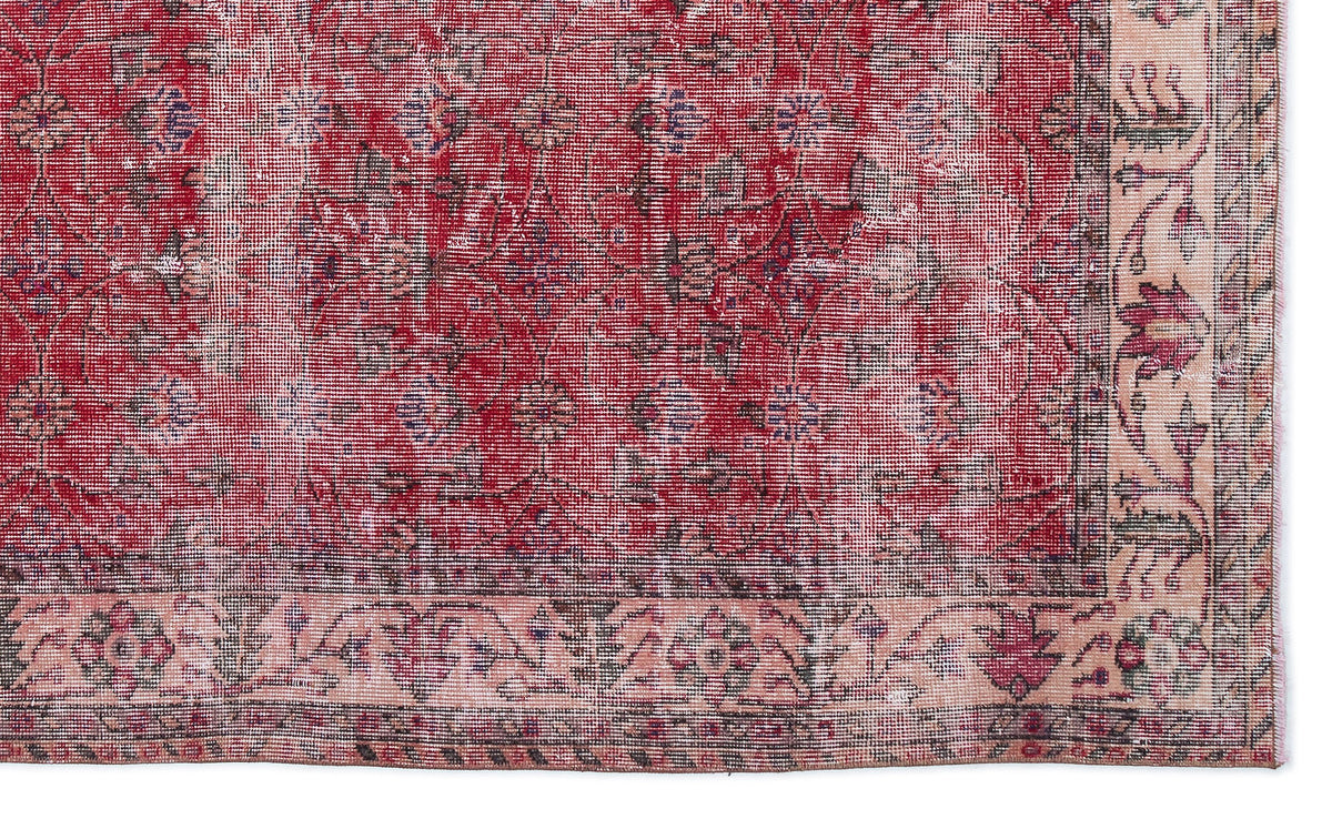 Naturel Over Dyed Vintage Rug 5&#39;9&#39;&#39; x 9&#39;6&#39;&#39; ft 176 x 290 cm