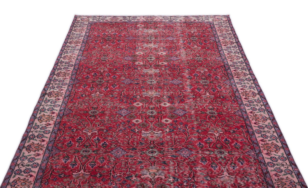 Naturel Over Dyed Vintage Rug 5&#39;3&#39;&#39; x 9&#39;2&#39;&#39; ft 160 x 280 cm