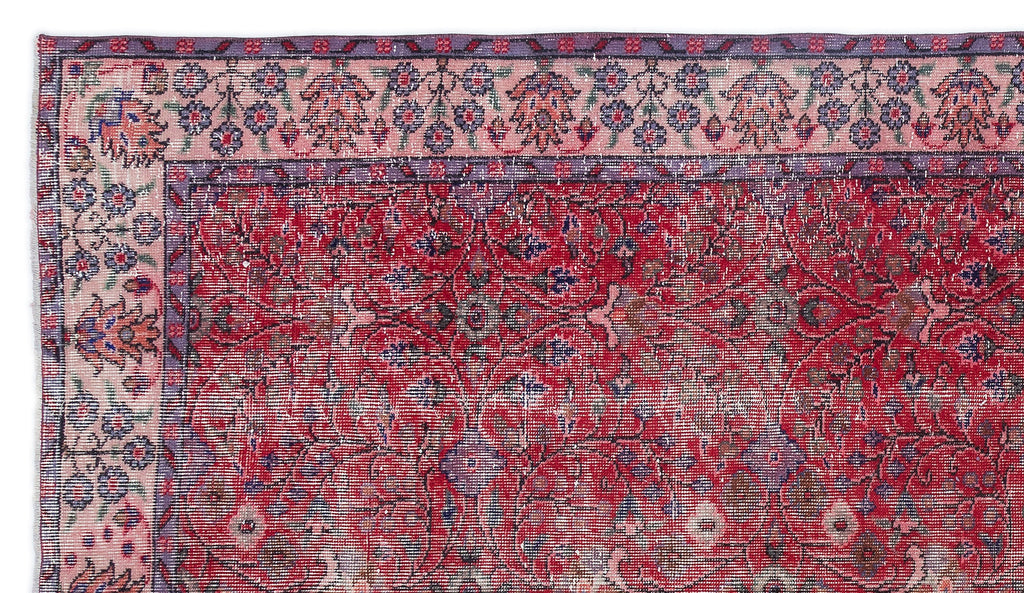 Naturel Over Dyed Vintage Rug 5'3'' x 9'2'' ft 160 x 280 cm