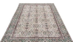 Naturel Over Dyed Vintage Rug 5'6'' x 8'9'' ft 167 x 266 cm