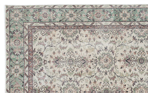 Naturel Over Dyed Vintage Rug 5'6'' x 8'9'' ft 167 x 266 cm