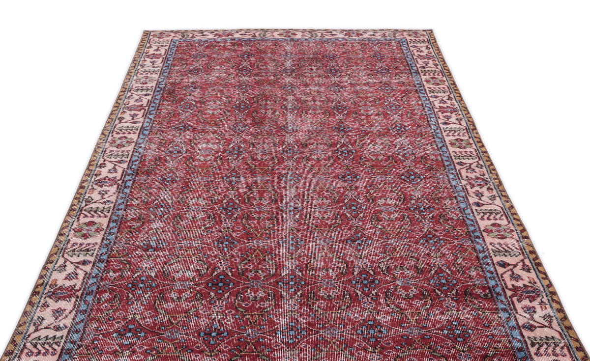 Naturel Over Dyed Vintage Rug 5&#39;2&#39;&#39; x 9&#39;7&#39;&#39; ft 157 x 291 cm