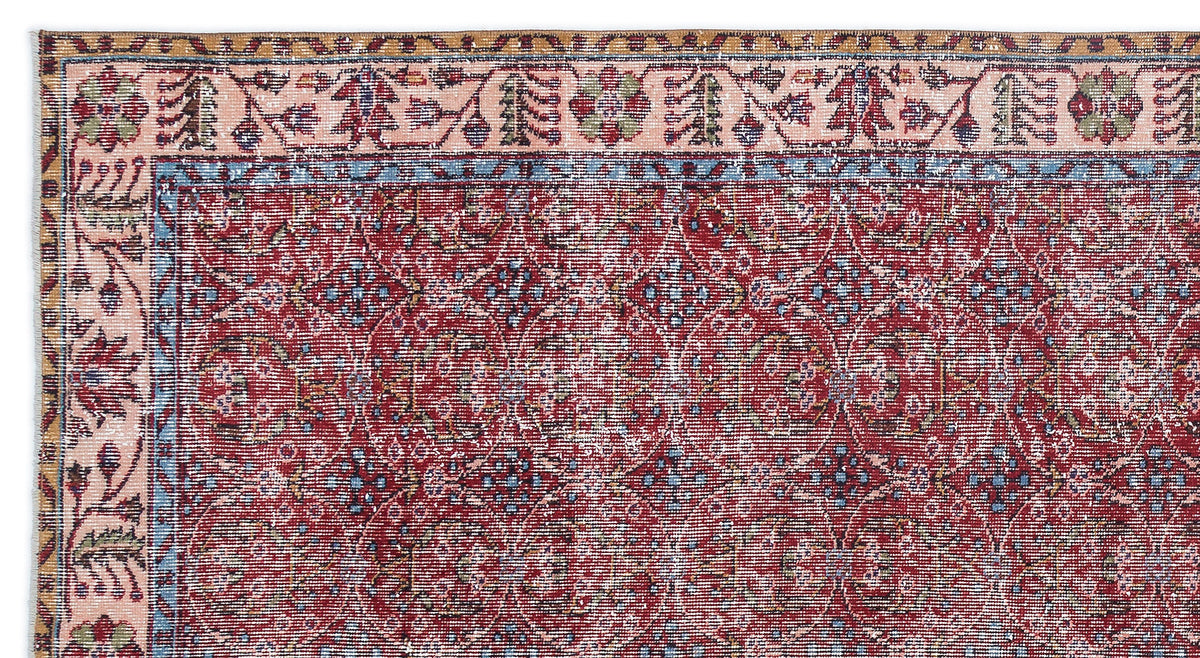 Naturel Over Dyed Vintage Rug 5&#39;2&#39;&#39; x 9&#39;7&#39;&#39; ft 157 x 291 cm