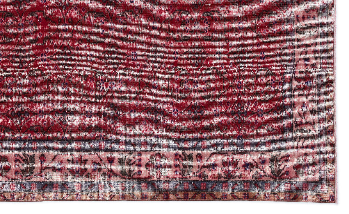 Naturel Over Dyed Vintage Rug 5&#39;6&#39;&#39; x 9&#39;3&#39;&#39; ft 167 x 281 cm
