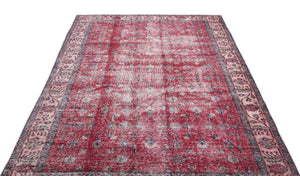 Naturel Over Dyed Vintage Rug 5'4'' x 8'10'' ft 162 x 270 cm