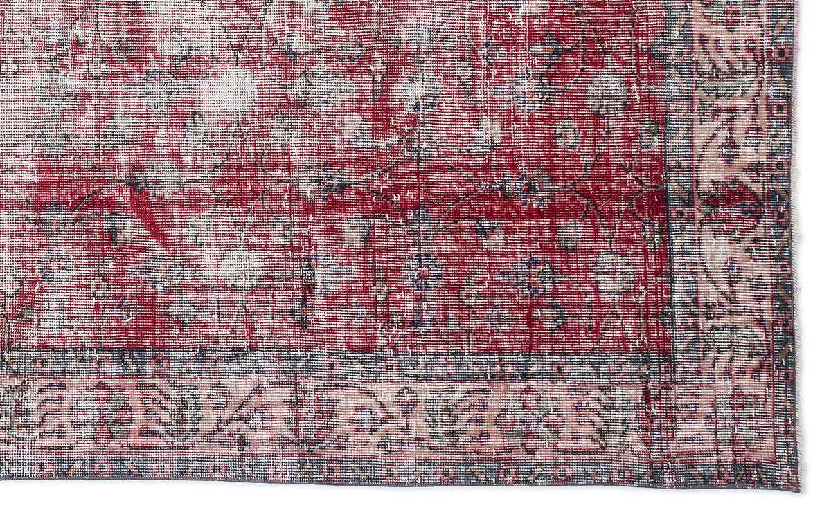 Naturel Over Dyed Vintage Rug 5&#39;4&#39;&#39; x 8&#39;10&#39;&#39; ft 162 x 270 cm