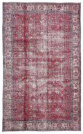 Naturel Over Dyed Vintage Rug 5'4'' x 8'10'' ft 162 x 270 cm