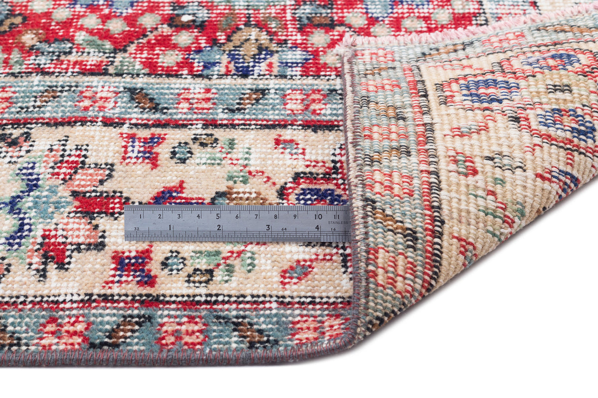 Naturel Over Dyed Vintage Rug 6&#39;5&#39;&#39; x 10&#39;6&#39;&#39; ft 195 x 320 cm