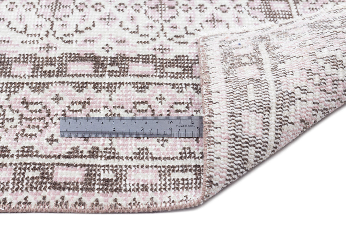 Naturel Over Dyed Vintage Rug 5&#39;3&#39;&#39; x 8&#39;11&#39;&#39; ft 160 x 273 cm