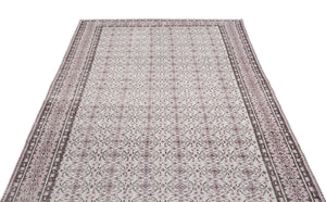 Naturel Over Dyed Vintage Rug 5'3'' x 8'11'' ft 160 x 273 cm