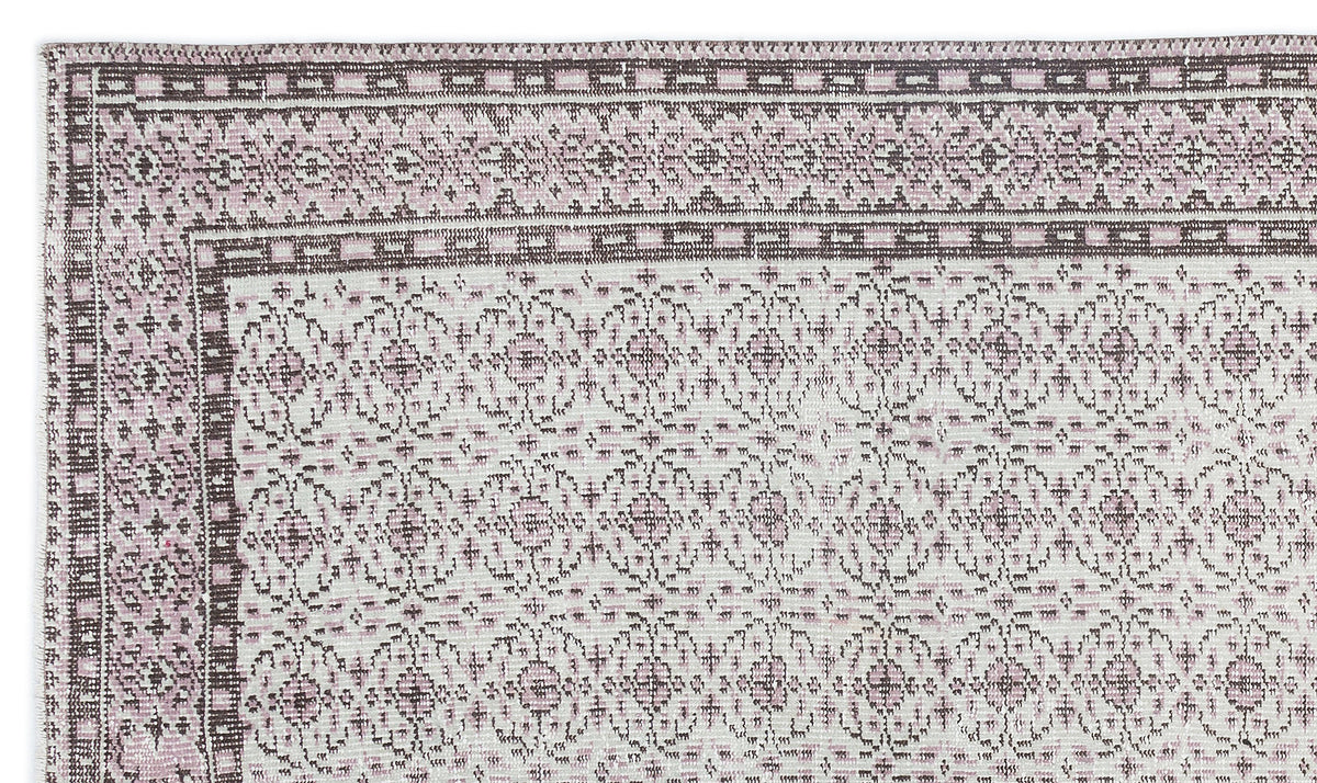 Naturel Over Dyed Vintage Rug 5&#39;3&#39;&#39; x 8&#39;11&#39;&#39; ft 160 x 273 cm