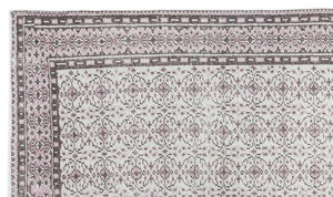 Naturel Over Dyed Vintage Rug 5'3'' x 8'11'' ft 160 x 273 cm