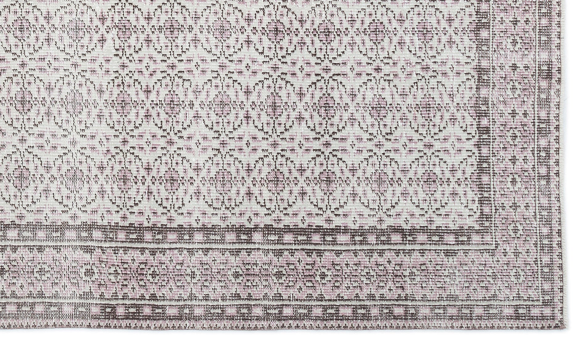 Naturel Over Dyed Vintage Rug 5'3'' x 8'11'' ft 160 x 273 cm