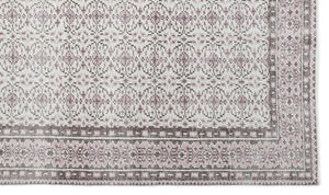 Naturel Over Dyed Vintage Rug 5'3'' x 8'11'' ft 160 x 273 cm