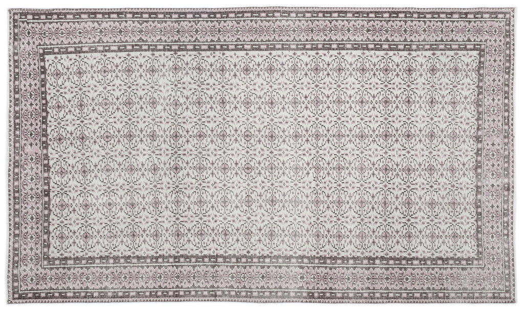 Naturel Over Dyed Vintage Rug 5'3'' x 8'11'' ft 160 x 273 cm
