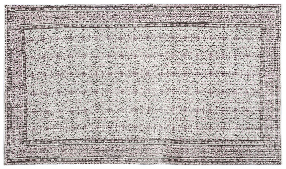 Naturel Over Dyed Vintage Rug 5&#39;3&#39;&#39; x 8&#39;11&#39;&#39; ft 160 x 273 cm