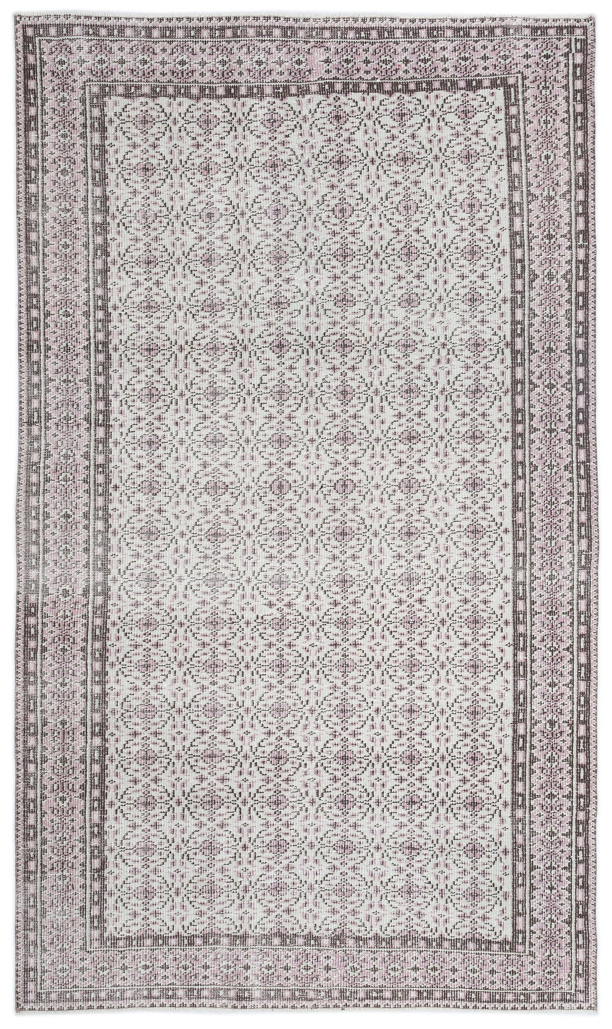 Naturel Over Dyed Vintage Rug 5&#39;3&#39;&#39; x 8&#39;11&#39;&#39; ft 160 x 273 cm