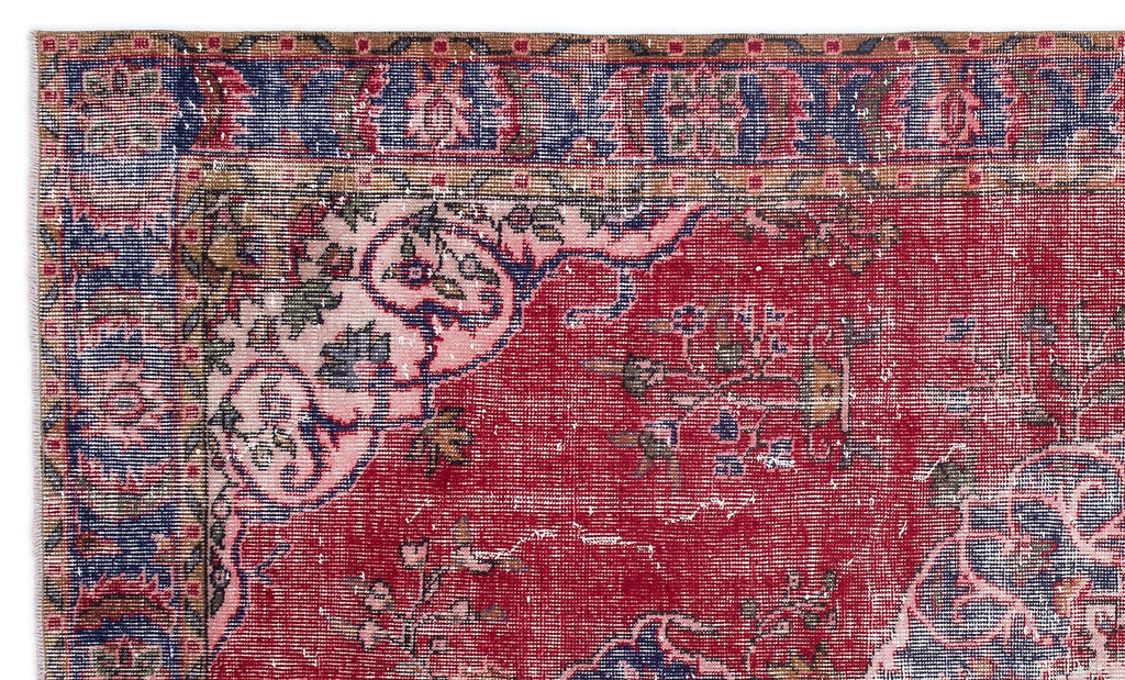 Naturel Over Dyed Vintage Rug 5'5'' x 9'2'' ft 165 x 280 cm