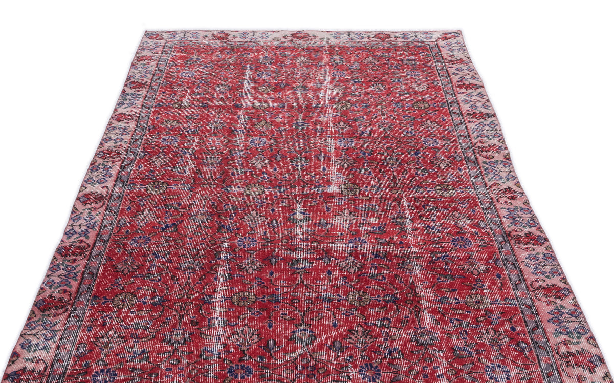 Naturel Over Dyed Vintage Rug 5&#39;0&#39;&#39; x 8&#39;2&#39;&#39; ft 153 x 250 cm