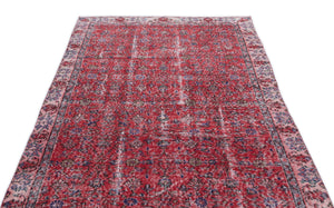 Naturel Over Dyed Vintage Rug 5'0'' x 8'2'' ft 153 x 250 cm