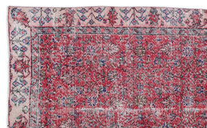 Naturel Over Dyed Vintage Rug 5'0'' x 8'2'' ft 153 x 250 cm