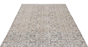 Retro Over Dyed Vintage Rug 5'4'' x 8'6'' ft 163 x 259 cm