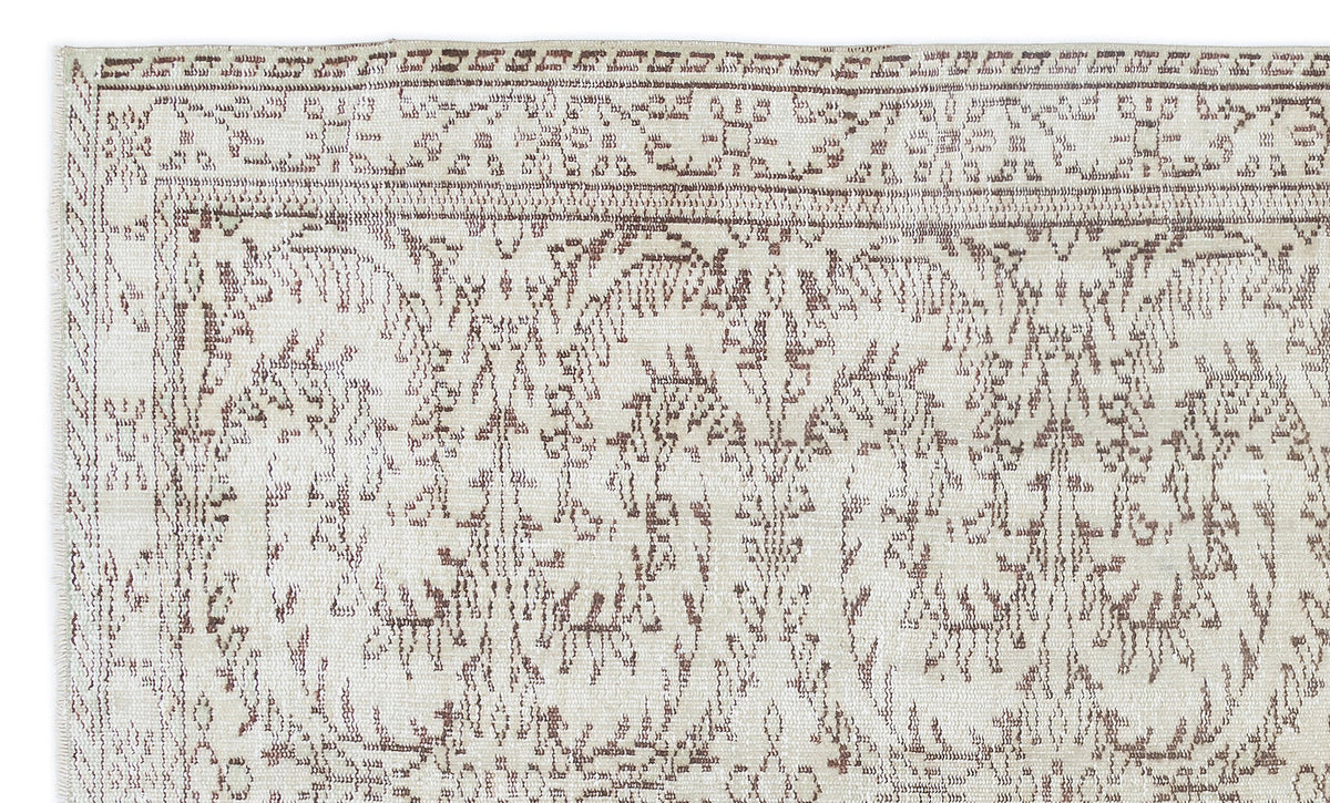 Retro Over Dyed Vintage Rug 4&#39;11&#39;&#39; x 8&#39;6&#39;&#39; ft 150 x 260 cm