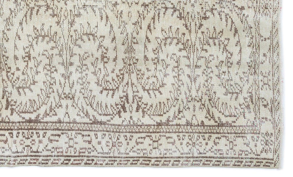 Retro Over Dyed Vintage Rug 4'11'' x 8'6'' ft 150 x 260 cm
