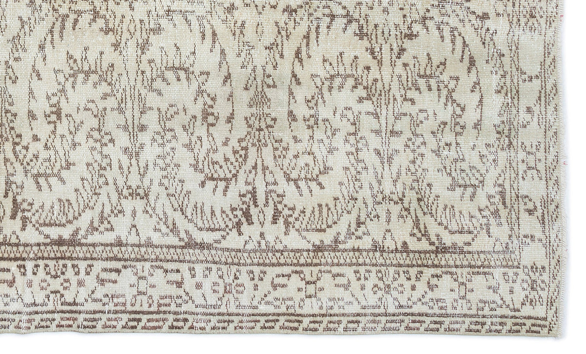 Retro Over Dyed Vintage Rug 4&#39;11&#39;&#39; x 8&#39;6&#39;&#39; ft 150 x 260 cm