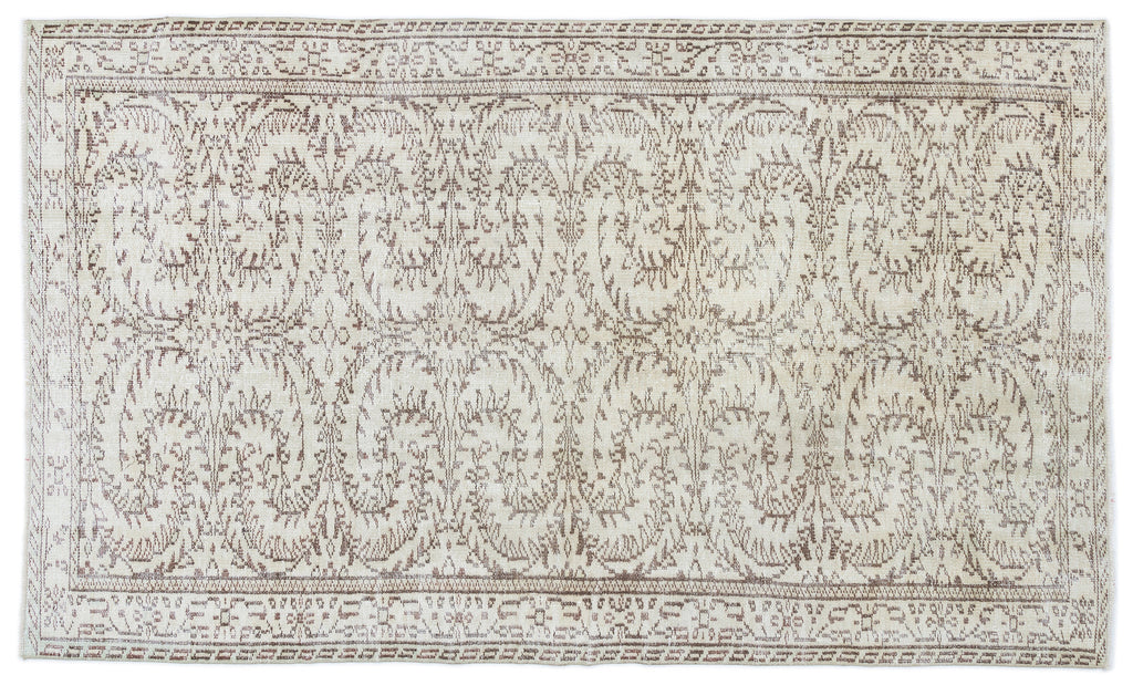 Retro Over Dyed Vintage Rug 4'11'' x 8'6'' ft 150 x 260 cm